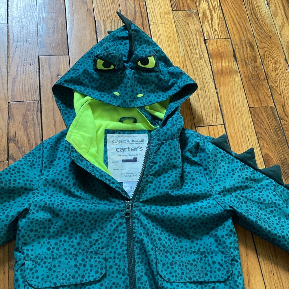 Carters 4T rain jacket